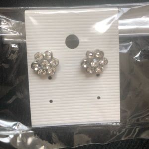 Beautiful studded flower earrings